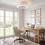 Hogas Silent Ceiling Fan Ø50cm with LED Light