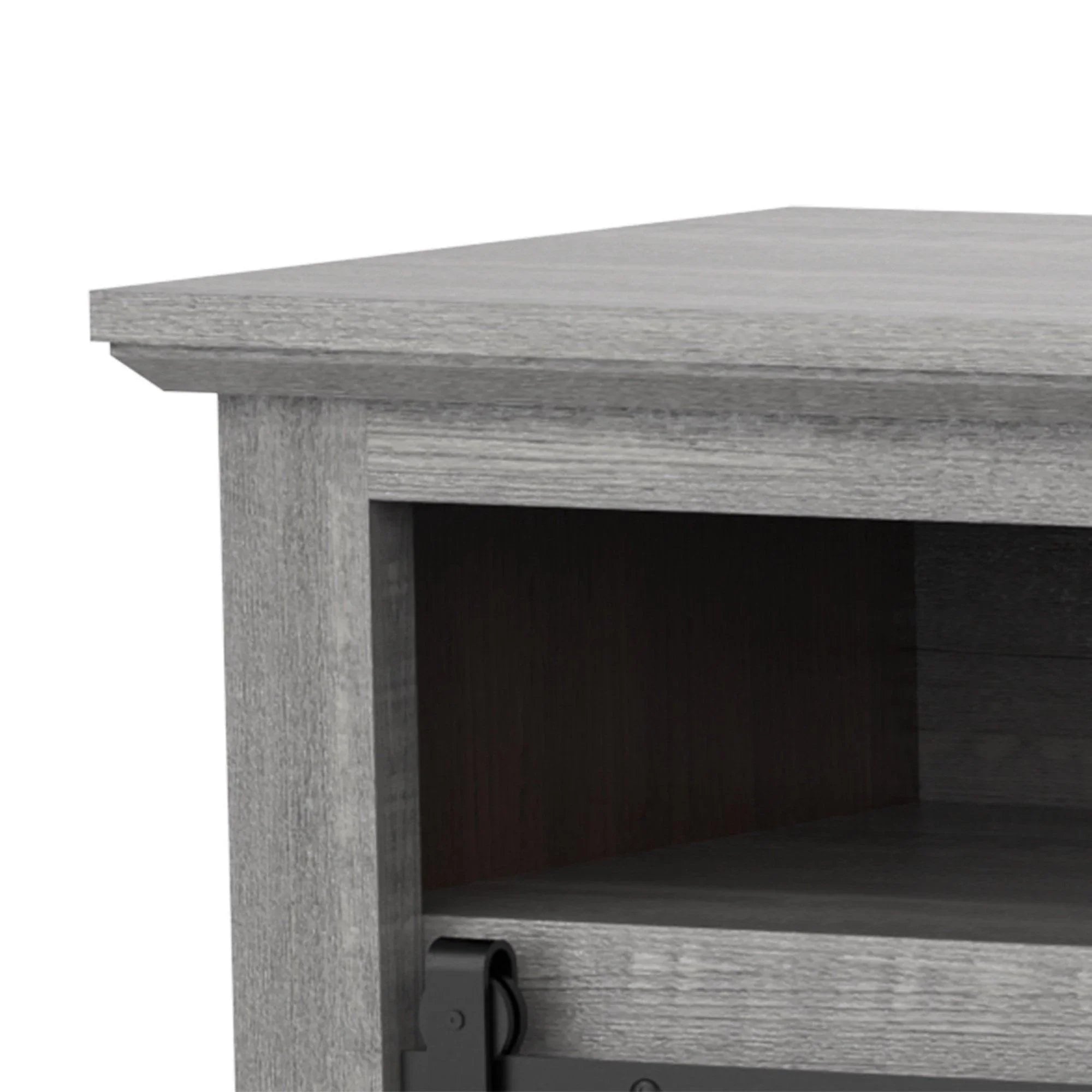 173cm/68" Farmhouse TV Stand with 23" Electric Fireplace Inset