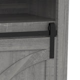 173cm/68" Farmhouse TV Stand with 23" Electric Fireplace Inset