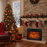 23" Einbau-Schwarzer Elektrokamin mit Fernbedienung 