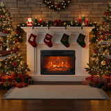 23" Einbau-Schwarzer Elektrokamin mit Fernbedienung 