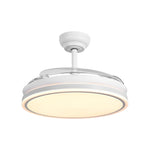 Serena Ultra-Quiet DC Motor Ceiling Fan Ø100 cm with 3 Retractable Blades and LED Light