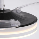 Serena Ultra-Quiet DC Motor Ceiling Fan Ø100 cm with 3 Retractable Blades and LED Light
