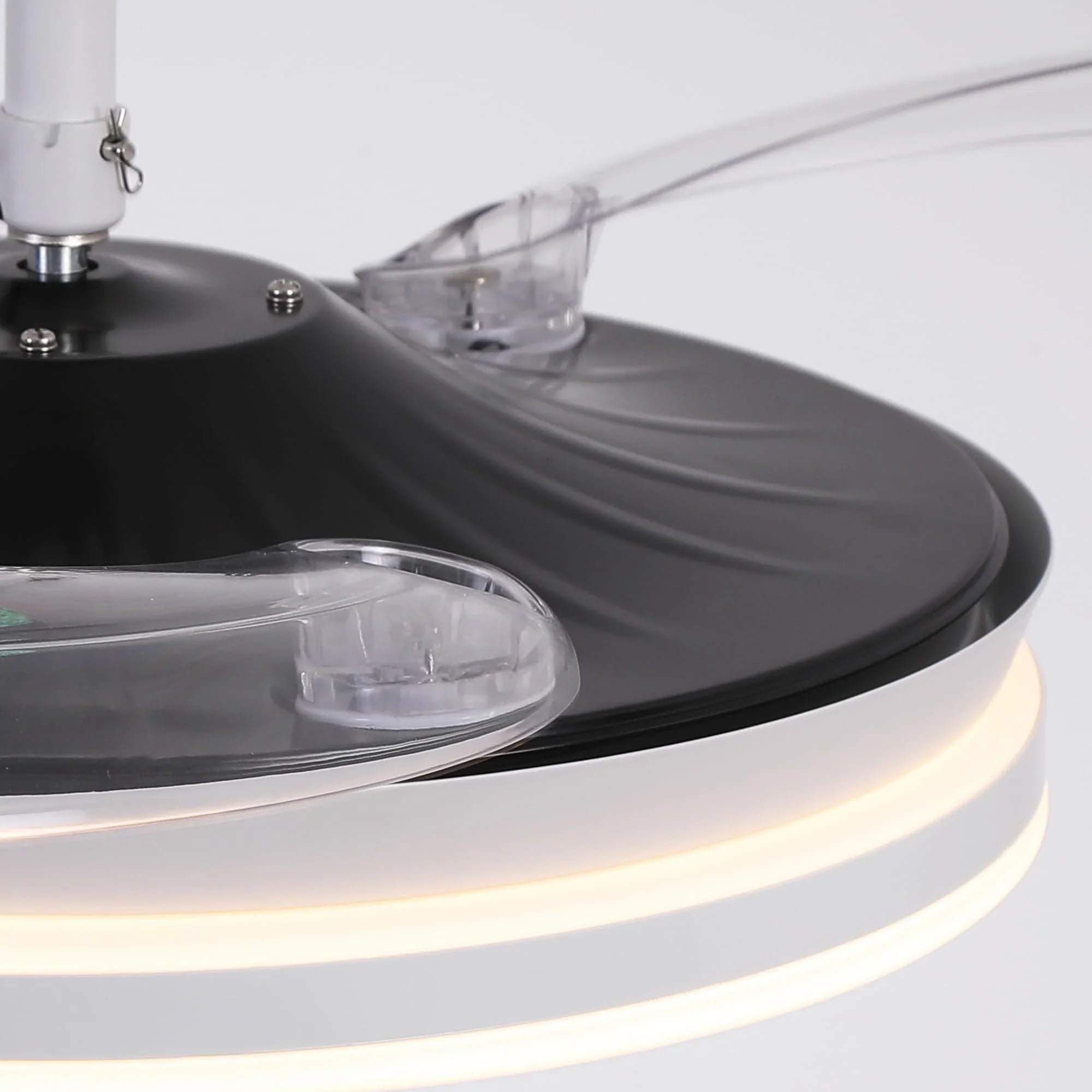 Serena Ultra-Quiet DC Motor Ceiling Fan Ø100 cm with 3 Retractable Blades and LED Light