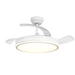 Serena Ultra-Quiet DC Motor Ceiling Fan Ø100 cm with 3 Retractable Blades and LED Light