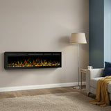 1524mm 60" EF60R Pro Hole in the Wall Electric Fire with 13 Flame Colors Insert Electric Fire with Remote Control 750/1500W