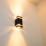 Moderne Außenwandleuchte aus Anthrazit mit LED 