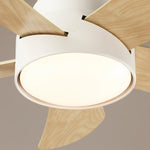 Weston Silent Ceiling Fan Ø76 cm with 5 Blades and LED Light