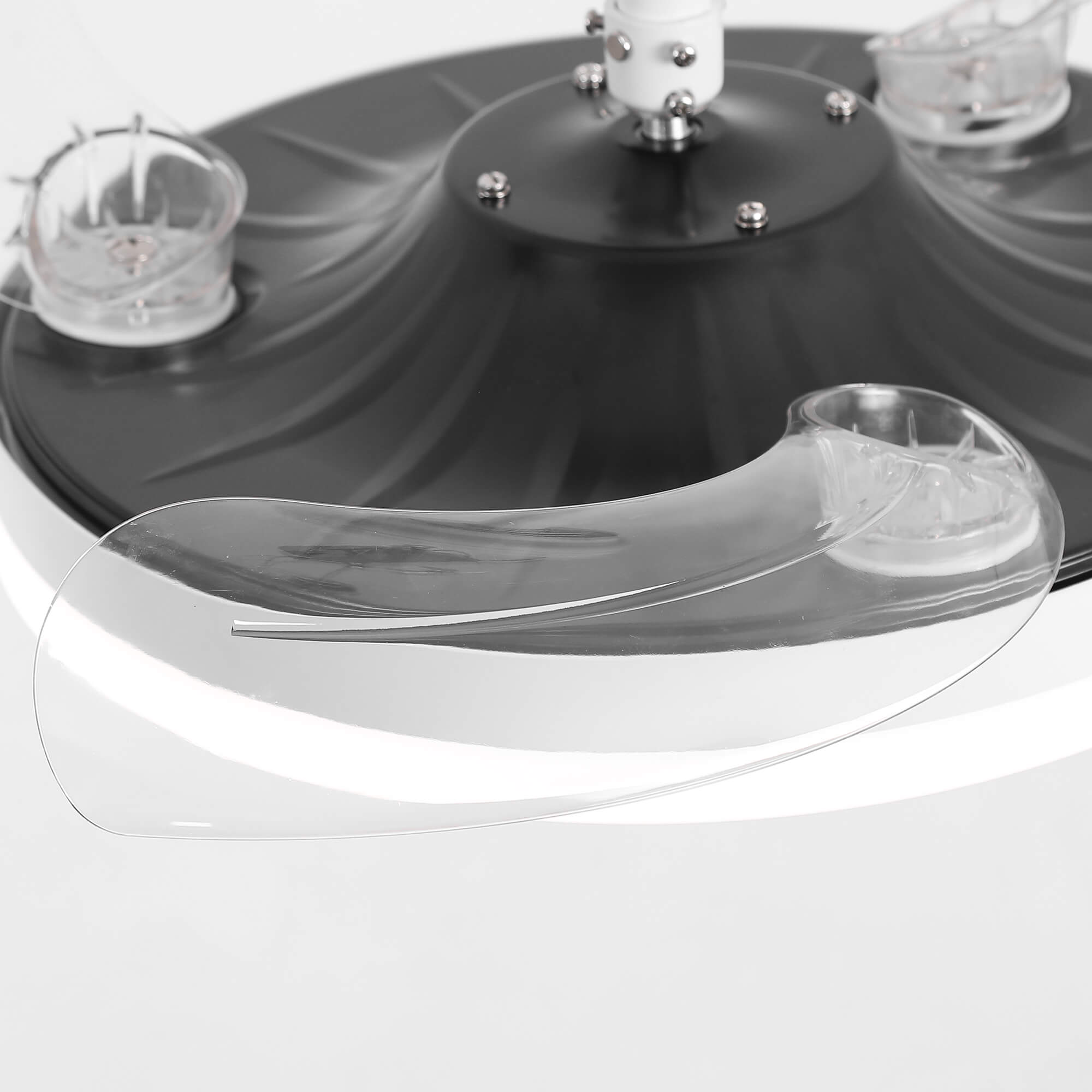 Raydon Ultra-Quiet DC Motor Ceiling Fan Ø91 cm with Retractable Blades and LED Light