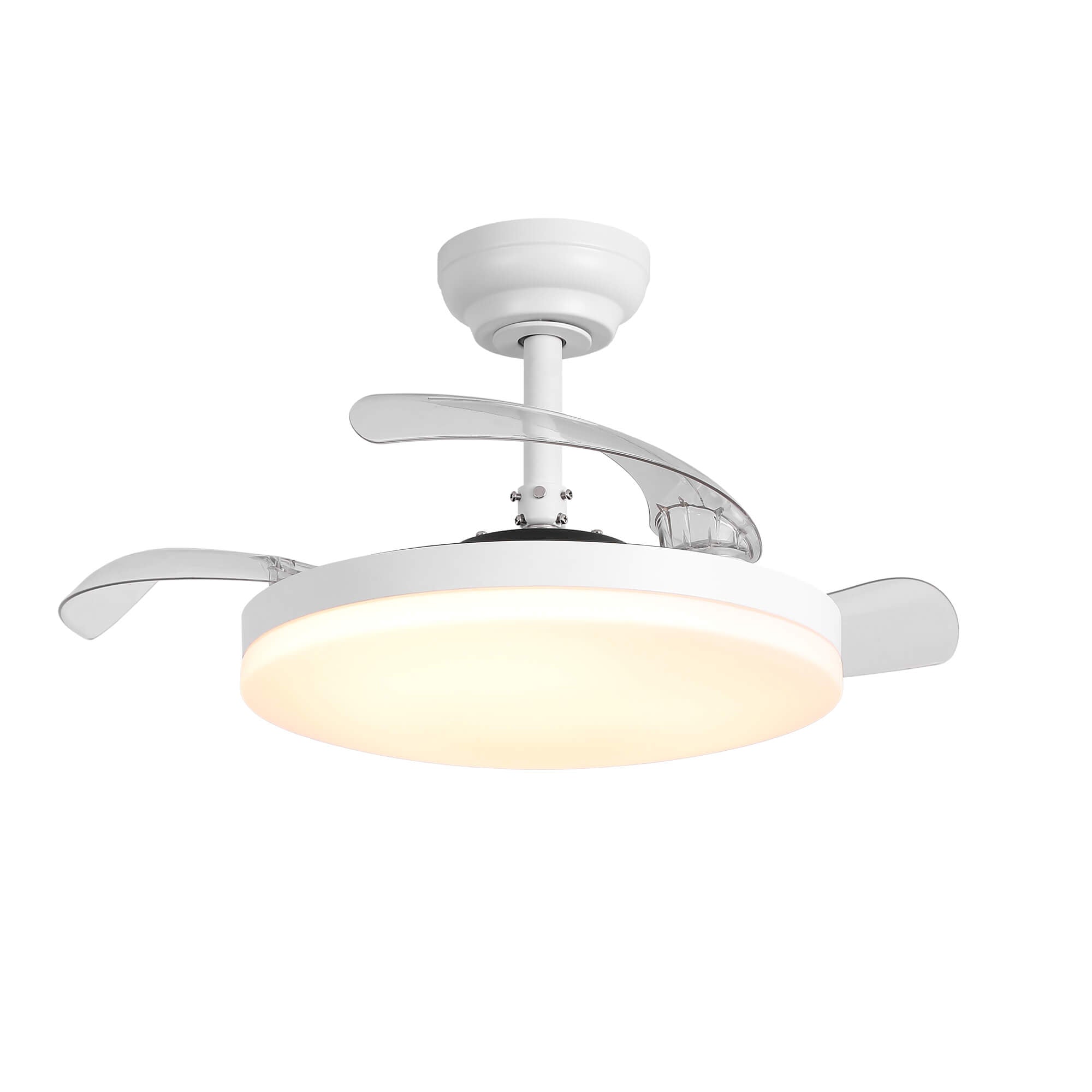Raydon Ultra-Quiet DC Motor Ceiling Fan Ø91 cm with Retractable Blades and LED Light