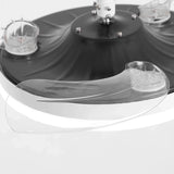 Raydon Ultra-Quiet DC Motor Ceiling Fan Ø106 cm with Retractable Blades and LED Light