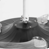 Raydon Ultra-Quiet DC Motor Ceiling Fan Ø106 cm with Retractable Blades and LED Light