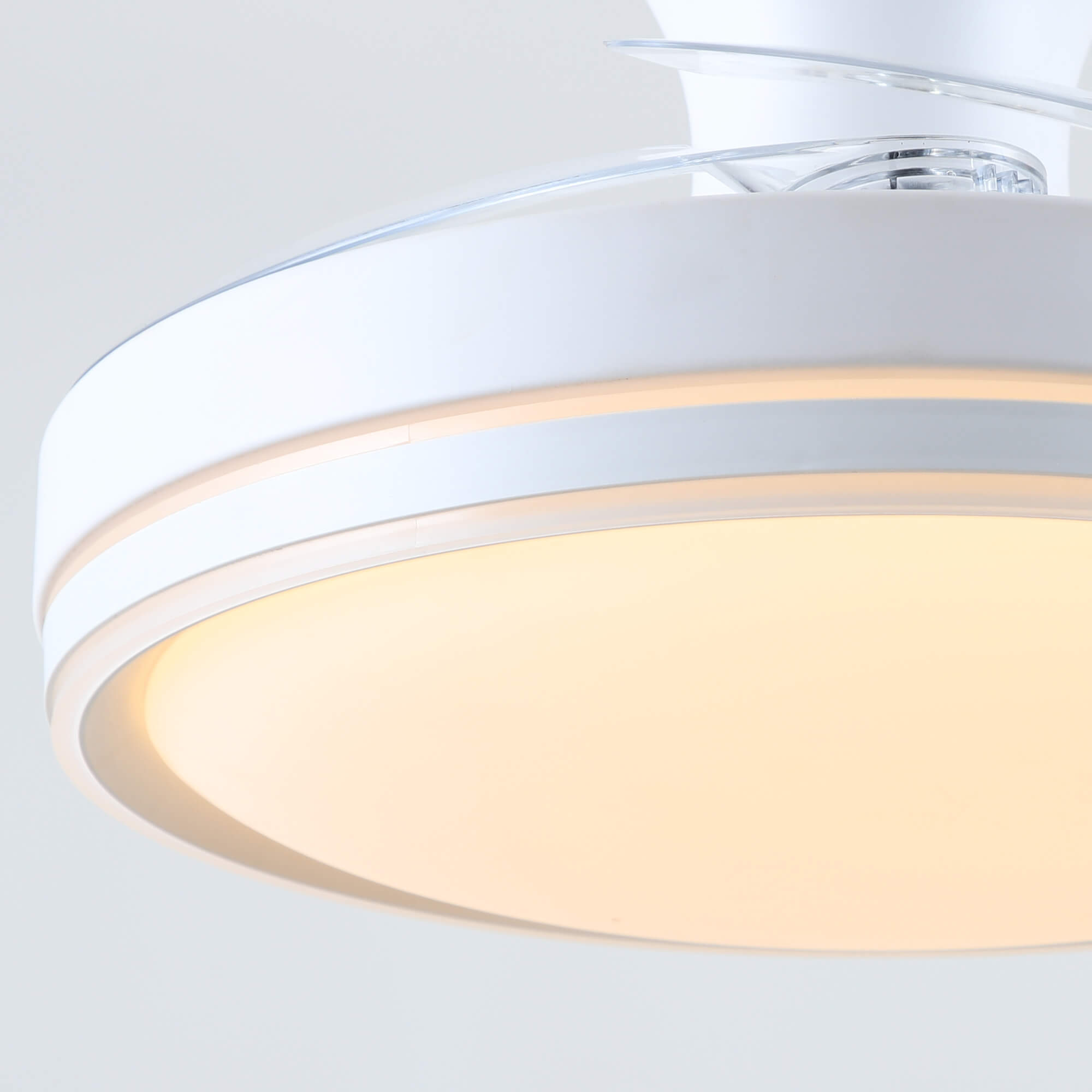 Aura Ultra-Quiet DC Motor Ceiling Fan Ø91 cm with Retractable Blades and LED Light