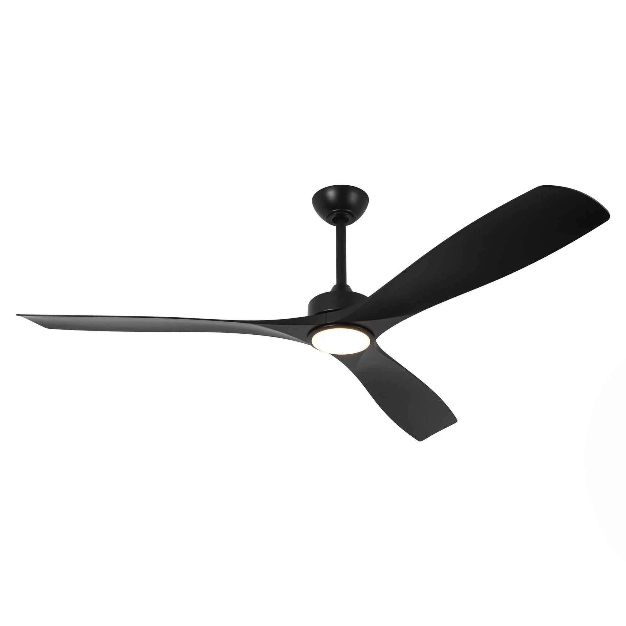60 Inch Alexi DC Motor Modern Downrod Ceiling Fan with LED Light