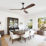 60 Inch Alexi DC Motor Modern Downrod Ceiling Fan with LED Light