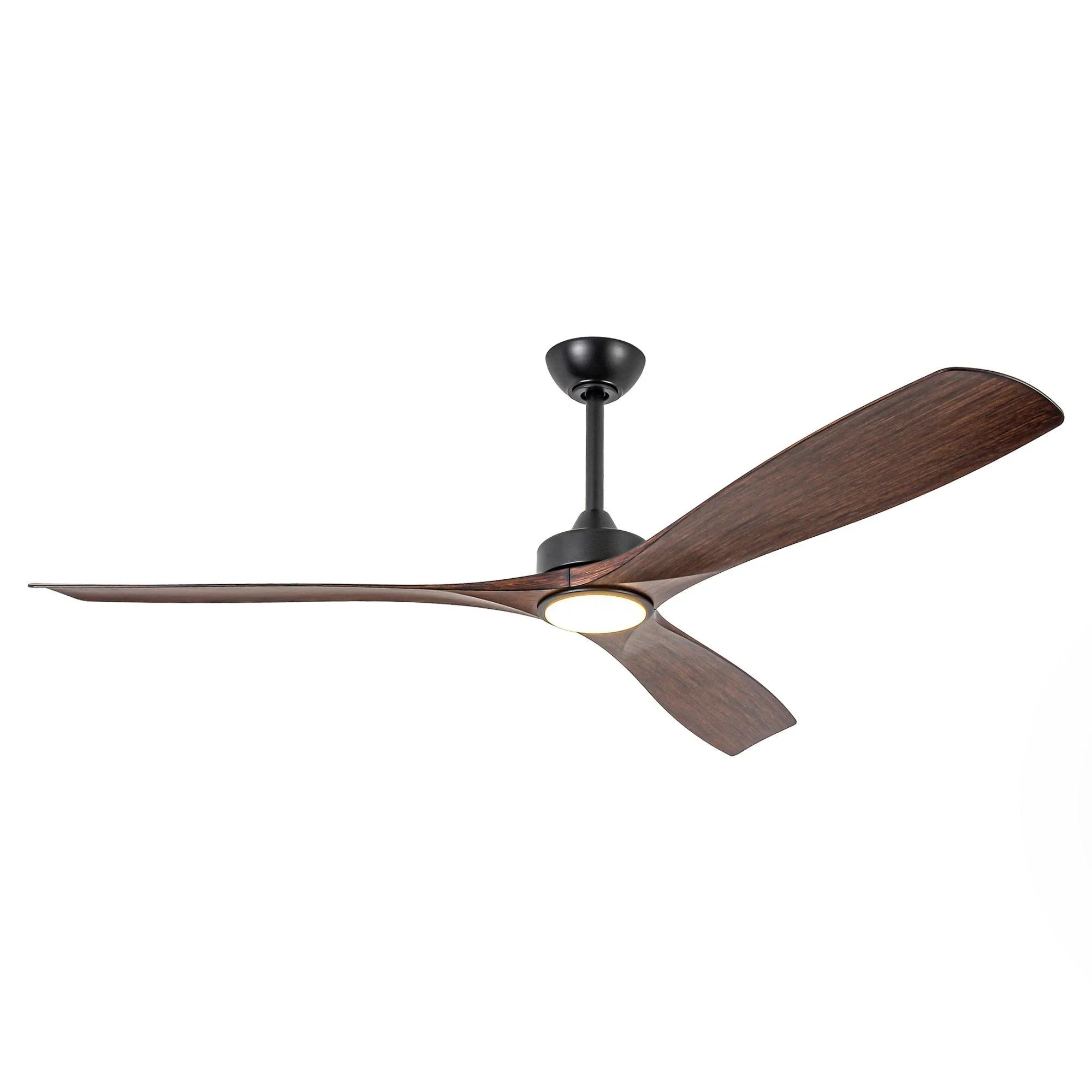 152 cm (60") Alexi DC-Motor Moderner Deckenventilator mit Stangenaufhängung und LED-Licht 