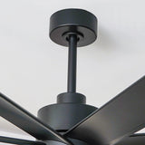 72 Inch Daugava Modern Downrod Mount Smart Fan with LED Light