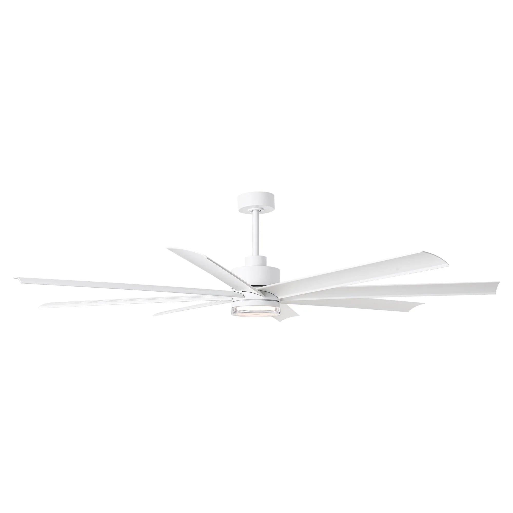 189 cm (72") Daugava Moderner Deckenventilator mit Stange, Smart-Funktion und LED-Licht 