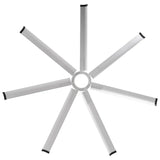 84 Inch 100 Inch Padus Black Large Size Ceiling Fan with Dimmable Lighting and Remote Control