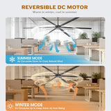 120 Inch HVLS Fan Jupiter Industrial Aluminum Extra Large Ceiling Fan with Remote Control