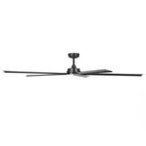72 Inch 84 Inch Winni All-Aluminum IPX4 Outdoor Ceiling Fan with Remote Control