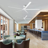 72 Inch 84 Inch Winni All-Aluminum IPX4 Outdoor Ceiling Fan with Remote Control