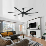 305 cm (120") Silent Storm extragroßer Deckenventilator mit Fernbedienung