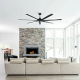 305 cm (120") Silent Storm extragroßer Deckenventilator mit Fernbedienung