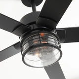 65" Modern Reversible Ceiling Fan with Lighting and Remote Control