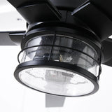 65" Modern Reversible Ceiling Fan with Lighting and Remote Control