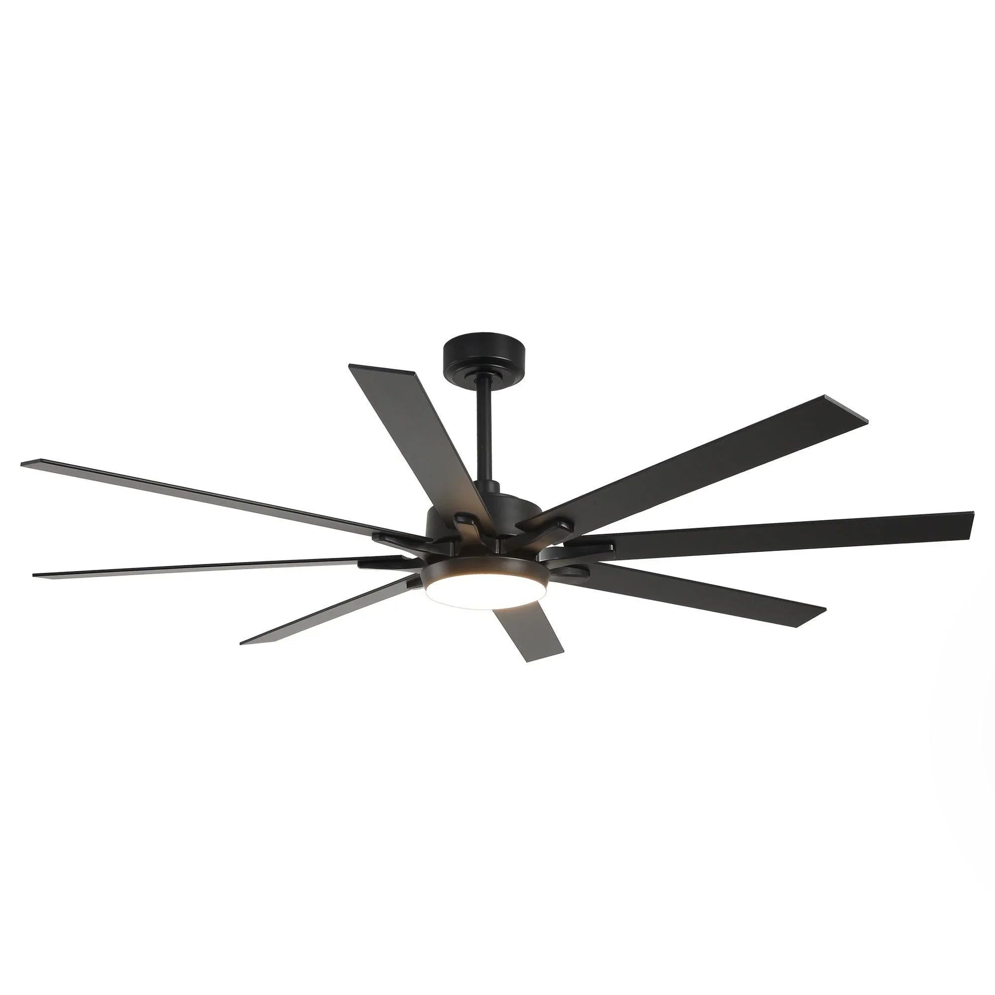 165cm (65") Teresa Moderner Deckenventilator mit doppelseitigen Flügeln, Fernbedienung und LED-Licht 