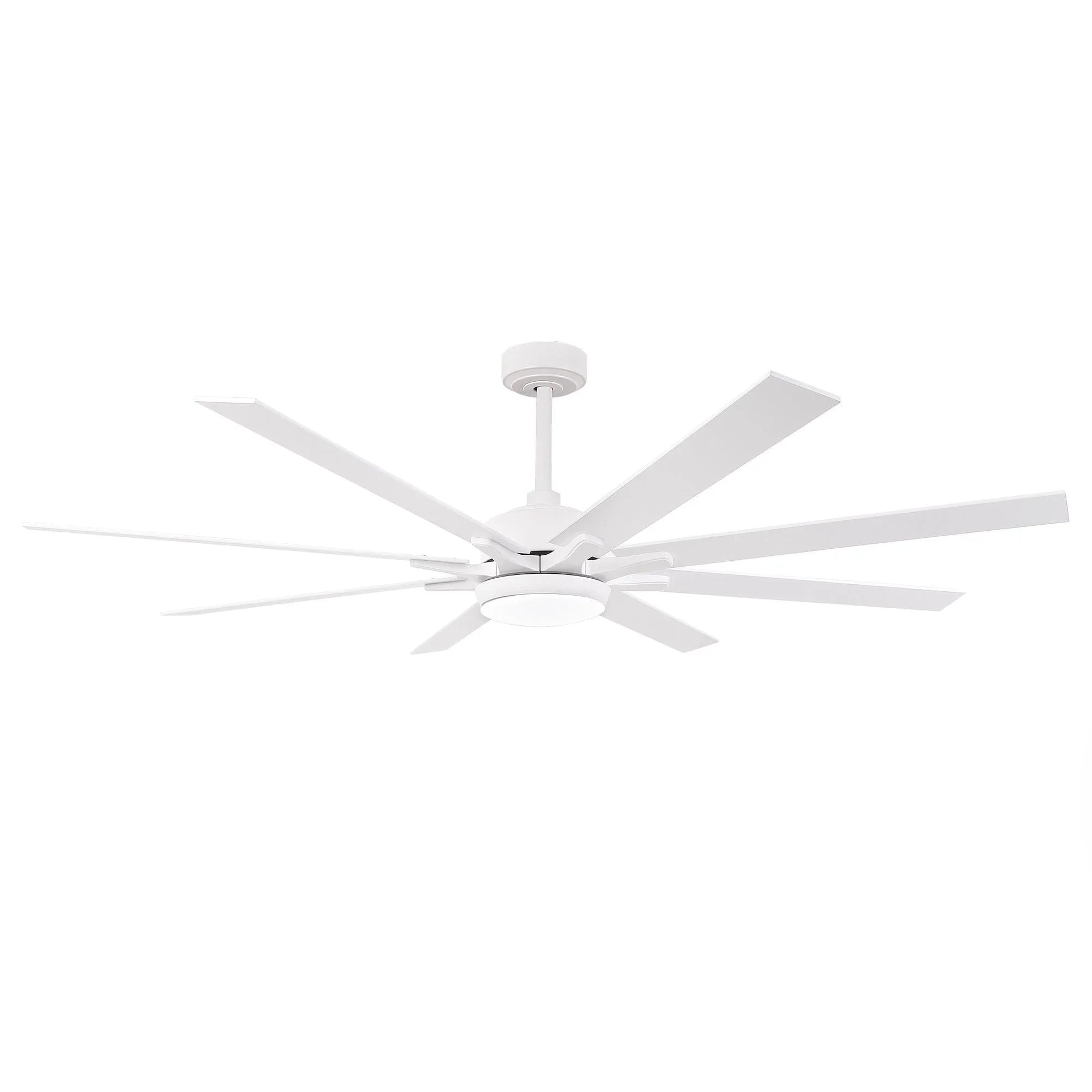 165cm (65") Teresa Moderner Deckenventilator mit doppelseitigen Flügeln, Fernbedienung und LED-Licht 