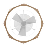Mavio Silent Ceiling Fan 48cm (19") with LED Light