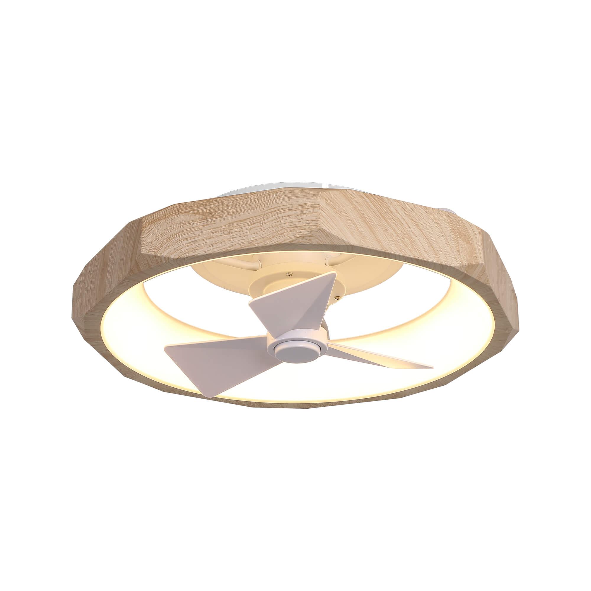 Mavio Silent Ceiling Fan 48cm (19") with LED Light