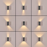 Moderne Anthrazit Außenwandleuchte 