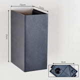 Moderne Anthrazit Außenwandleuchte 