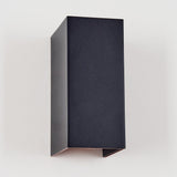 Industrielle Kupfer- & schwarze LED-Außenwandleuchte 