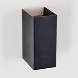 Industrielle Kupfer- & schwarze LED-Außenwandleuchte 