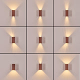 Industrielle rostfarbene Außenwandleuchte 