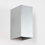 Moderne silberne LED-Außenwandleuchte 