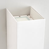 Moderne weiße LED-Außenwandleuchte 