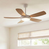 Ella Silent Deckenventilator 106 cm (42") mit 5 Flügeln und LED-Licht 