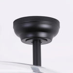 Cielo Ultra-Quiet DC Motor Black Ceiling Fan Ø100 cm with 3 Retractable Blades and LED Light