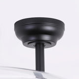 Cielo Ultra-Quiet DC Motor Black Ceiling Fan Ø100 cm with 3 Retractable Blades and LED Light