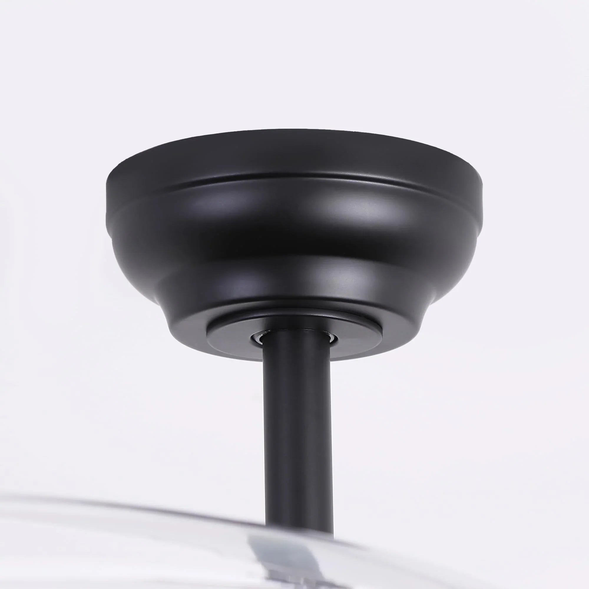 Cielo Ultra-Quiet DC Motor Black Ceiling Fan Ø100 cm with 3 Retractable Blades and LED Light