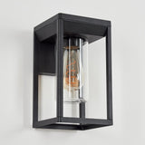 Vintage schwarze Außenwandleuchte 