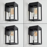 Vintage schwarze Außenwandleuchte 