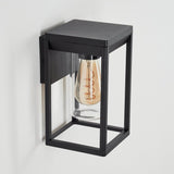 Vintage schwarze Außenwandleuchte 