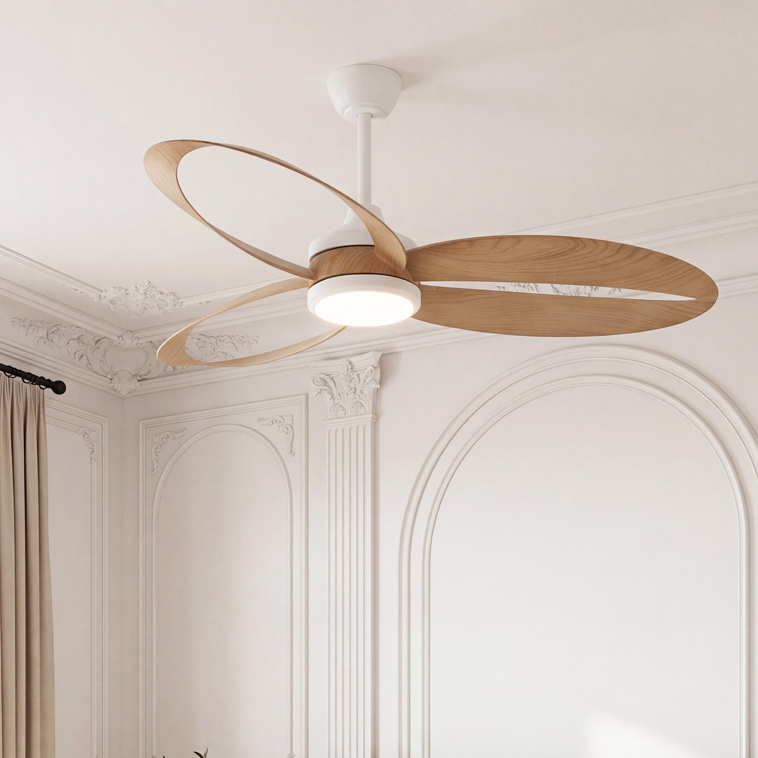 Maxi Ceiling Fan Silent Ø 132 cm with LED Light