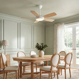 Ella Silent Deckenventilator 106 cm (42") mit 5 Flügeln und LED-Licht 